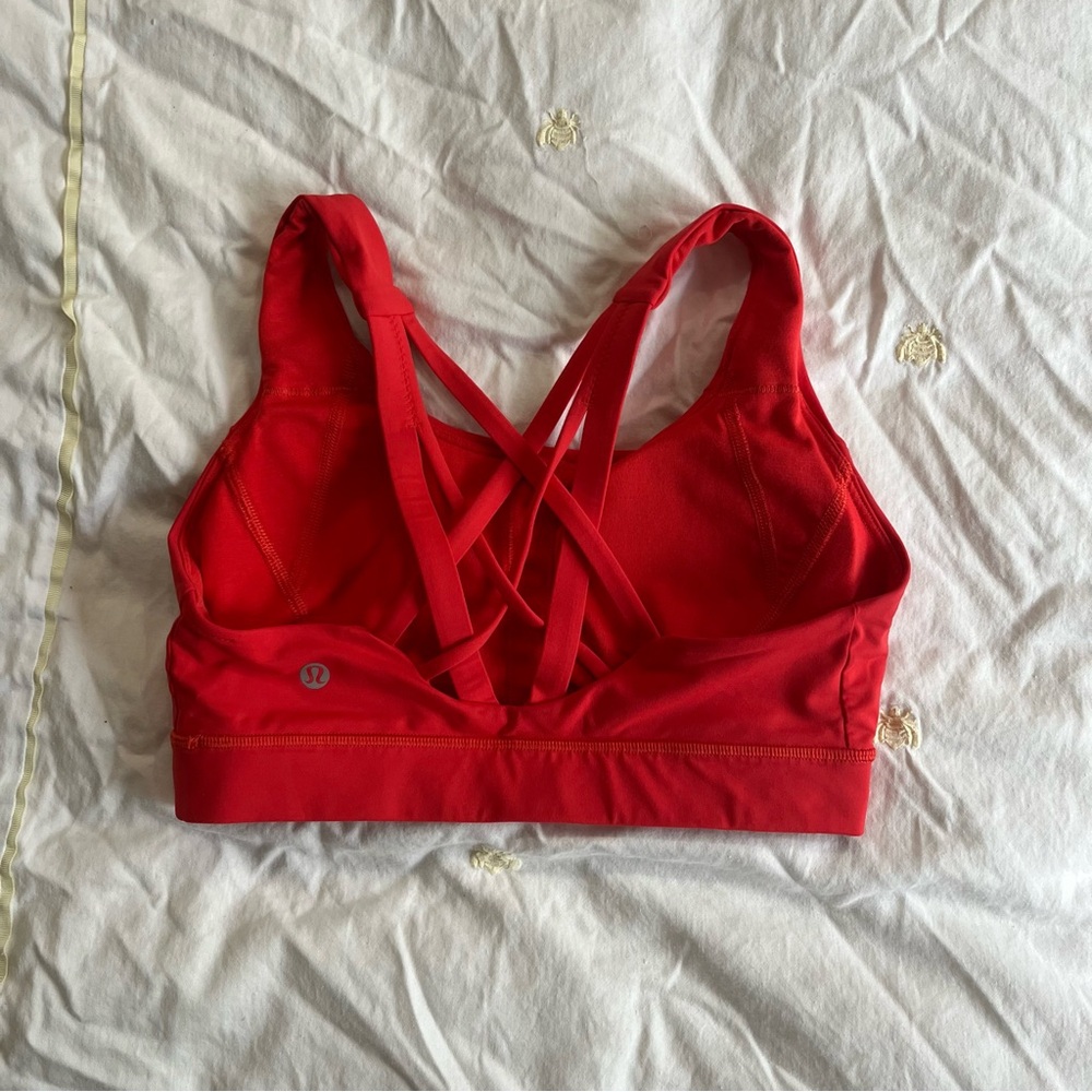 lululemon athletica High Impact Strappy Red Sports Bra